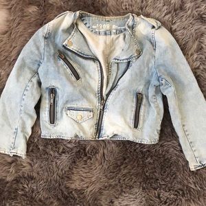 Gap Multi Zipper Crop Hoodie